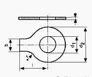 Din93 Kulaklı Emniyet Pulu
