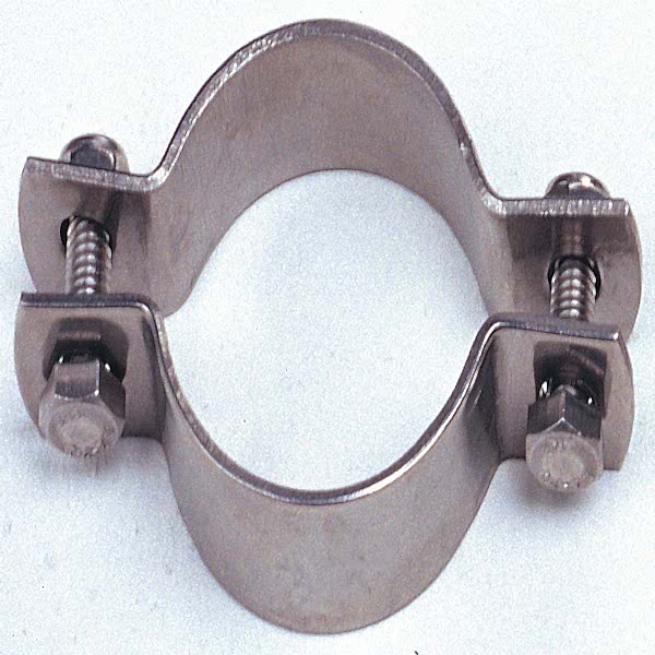 Düz Paslanmaz Doğalgaz Kelepçesi